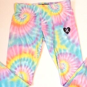 Girls ty dye leggings